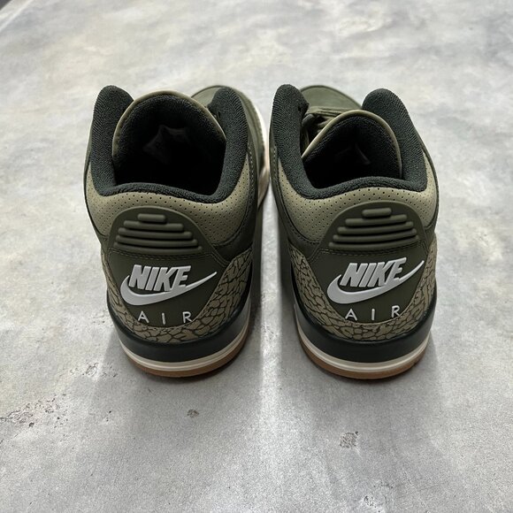 Nike Air Jordan 3 Retro Men's Family Affair Olive Green DN3707 202 - New - Picture 2 of 7